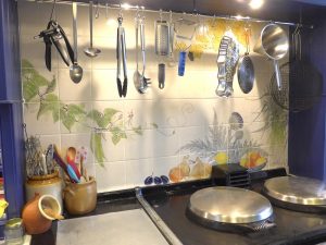 Vegetable Kitchen Aga tiles