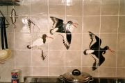 oystercatcher kitchen tiles