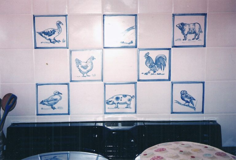 Handmade Kitchen Tiles Some handmade tiles designed and made for kitchens